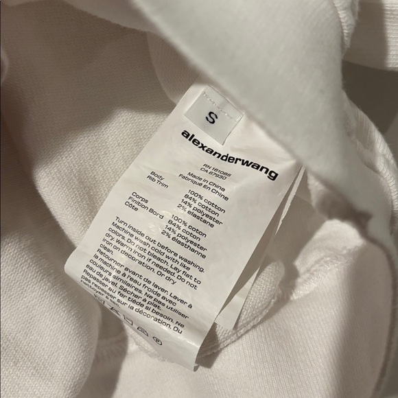 Alexander Wang Cinched Crop Cotton Polo - Picture 11 of 11